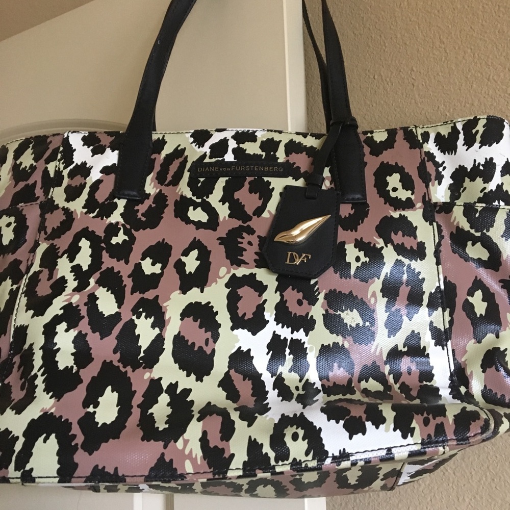 DVF camouflage bag